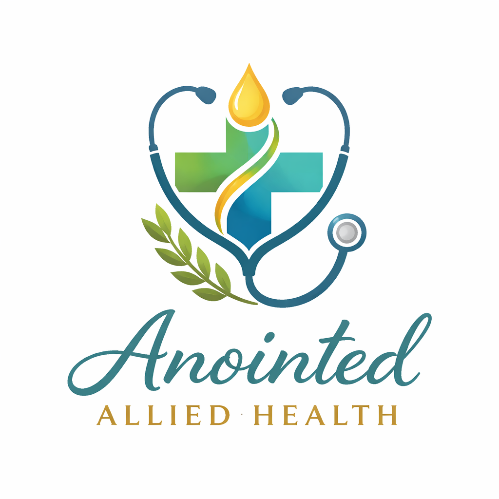 Anointed Allied Health stethoscope logo